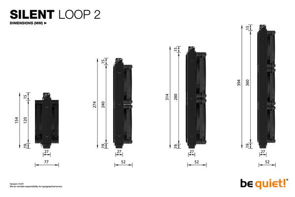 be quiet! Silent Loop 2 240mm - AiO CPU vattenkylare