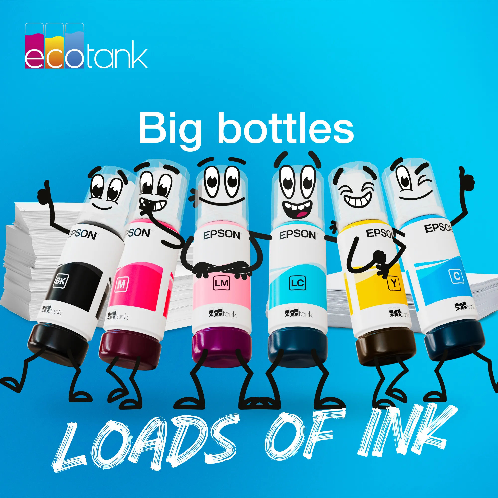 Epson 107 EcoTank-mustepullo, 70 ml, magenta