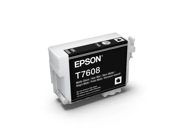 Epson T7608 -mustekasetti, 25.9 ml, mattamusta