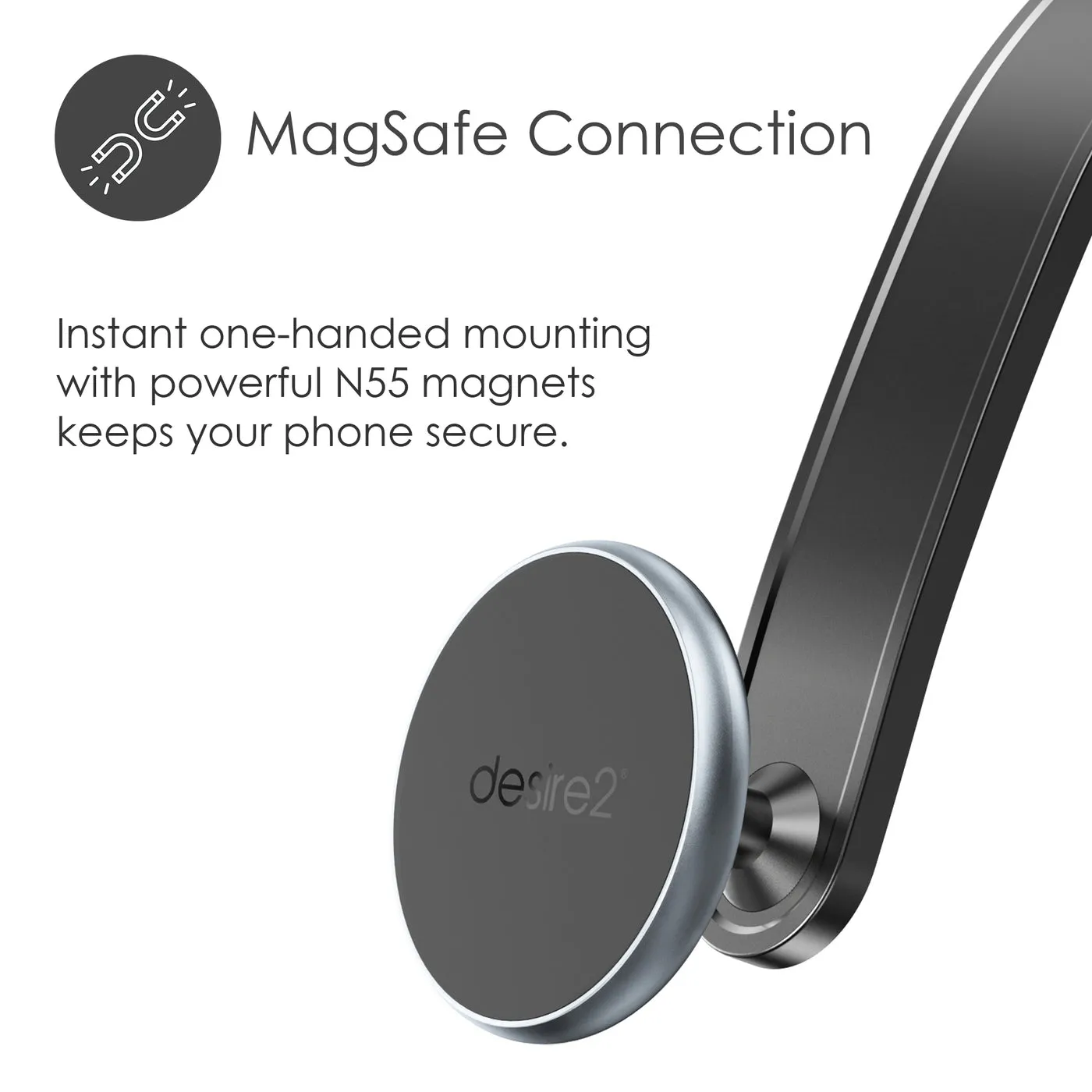 DESIRE2 Drive - MagSafe Car Holder Slim