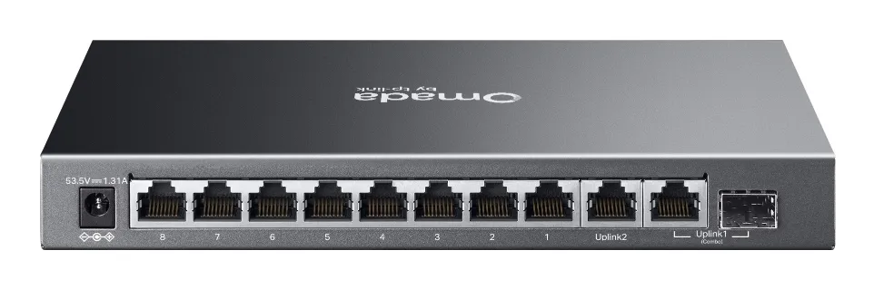 TP-LINK Omada ES210GP - Managed Switch, Black