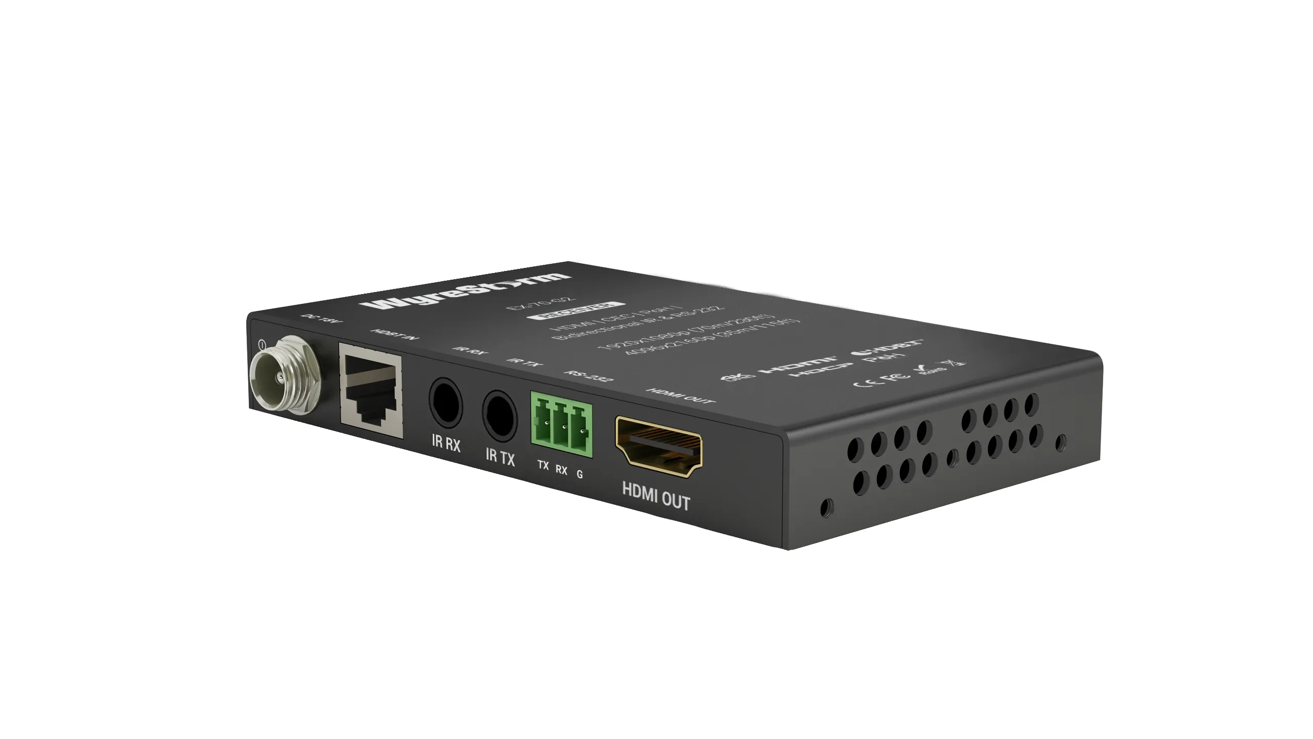 Wyrestorm EX-70-G2, 4K60 4:2:0, HDCP 2.2 HDBaseT Extender Kit, 2-way PoH, RS232, IR, CEC, 35/70m