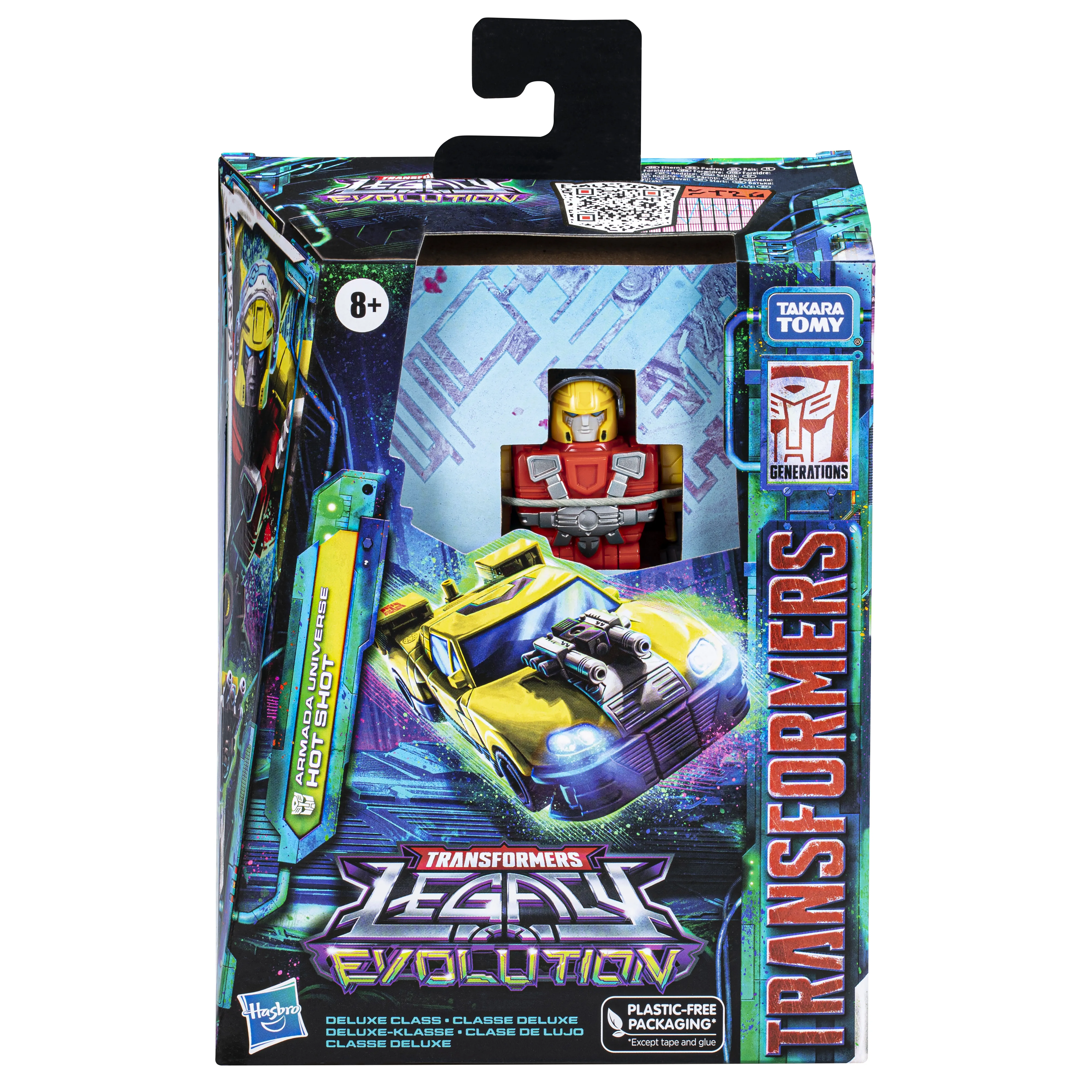 Hasbro Transformers Legacy Evolution Armada Universe Hot Shot Toy Figure (14 cm tall)