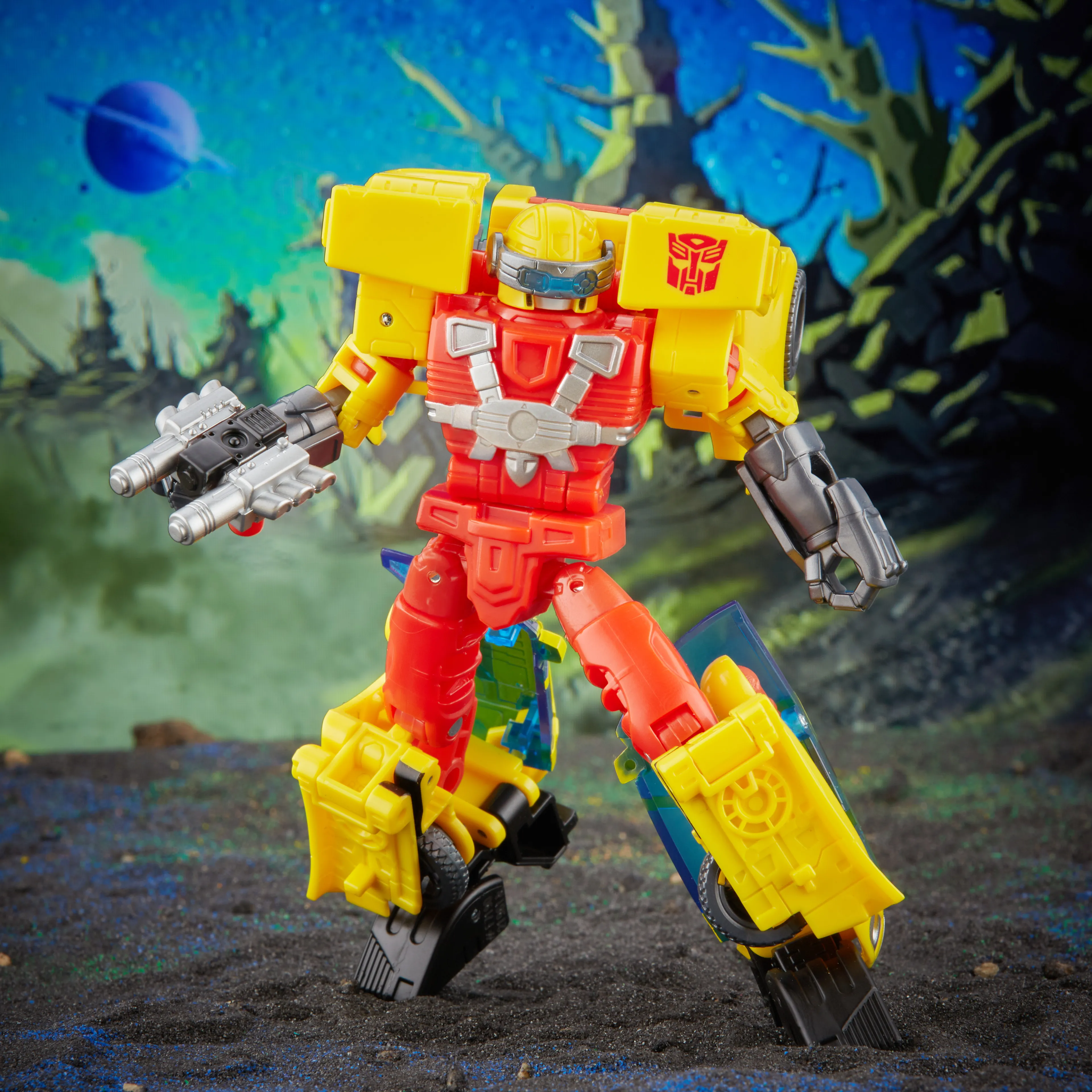 Hasbro Transformers Legacy Evolution Armada Universe Hot Shot Toy Figure (14 cm tall)