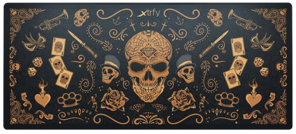 Cherry GP5 XL -pelihiirimatto, Calavera, 920x400mm