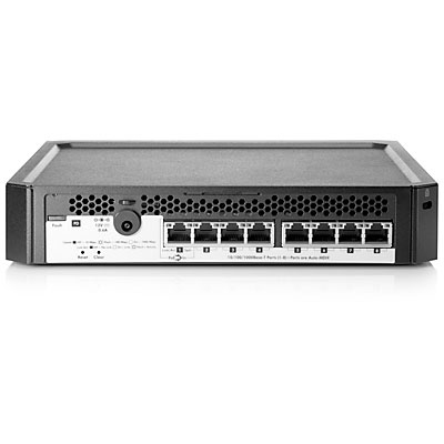 HPE PS1810-8G Switch (J9833A) smart-managed, fixed-configuration Gigabit Layer 2 switch built to work with HPE ProLiant Gen8 Servers. 8 RJ-45 autosensing 10/100