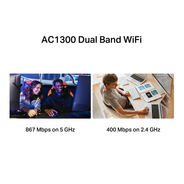Mercusys MA30H AC1300 High Gain WiFi USB - adapter