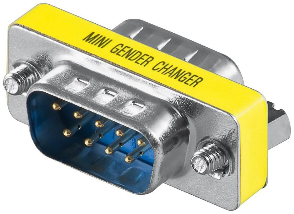Mini Gender DB9 M/M