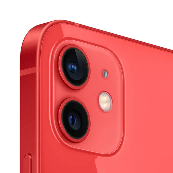 Renoverad iPhone 12 64 GB - mobiltelefon, Röd (Mycket bra skick)