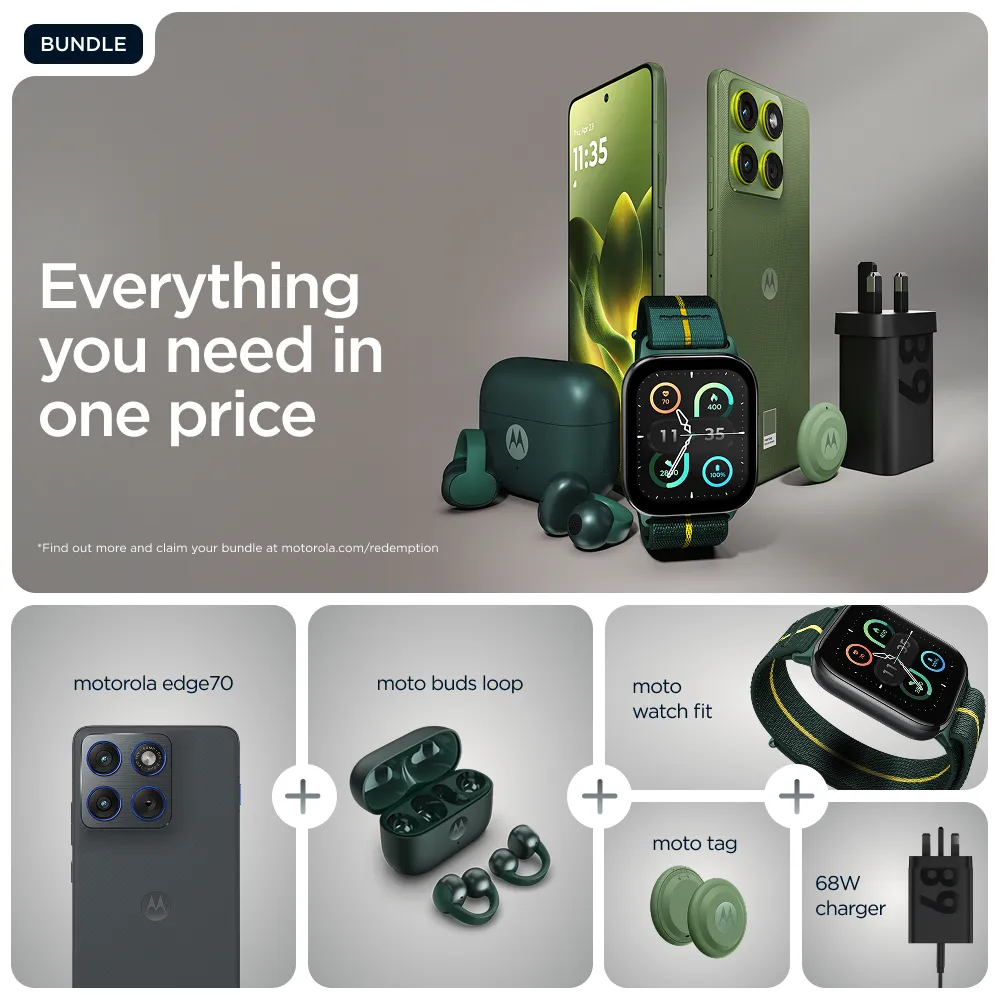 Motorola Edge 70 12/512 GB, Pantone Gadget Grey