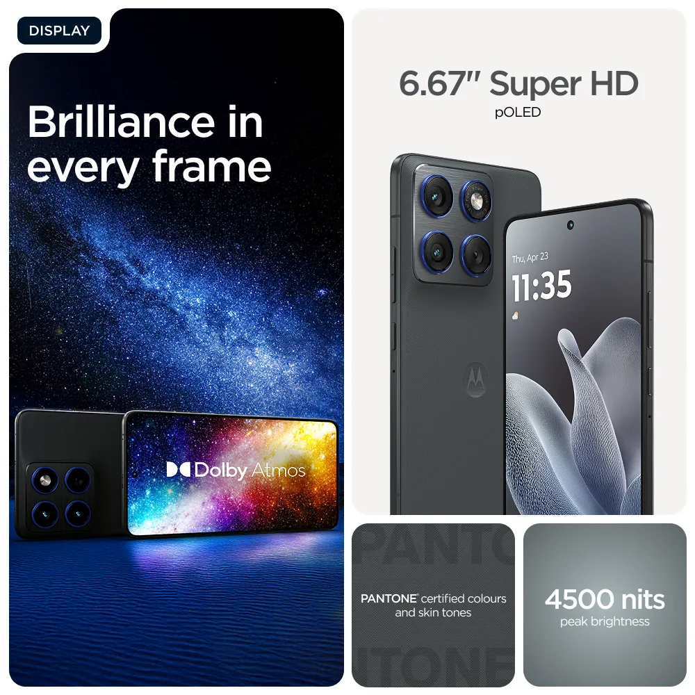 Motorola Edge 70 12/512 GB, Pantone Gadget Grey