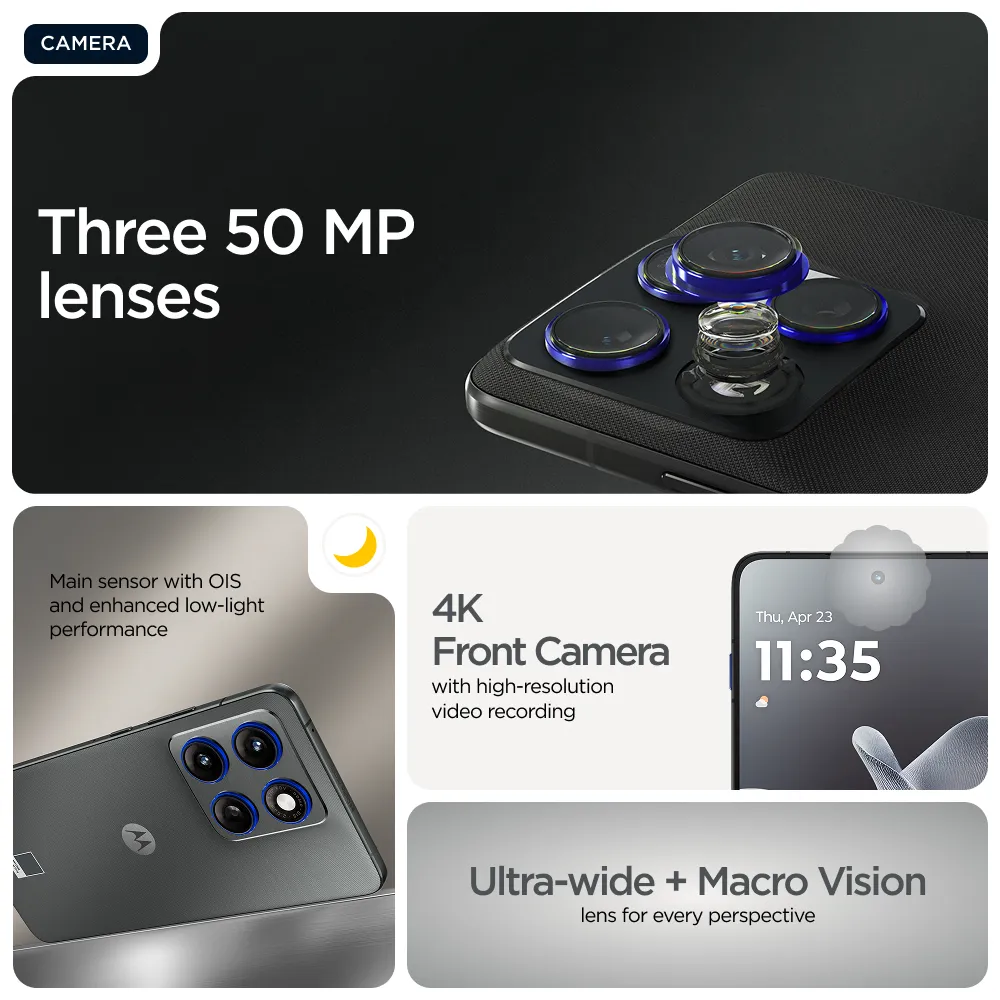 Motorola Edge 70 12/512 GB, Pantone Gadget Grey