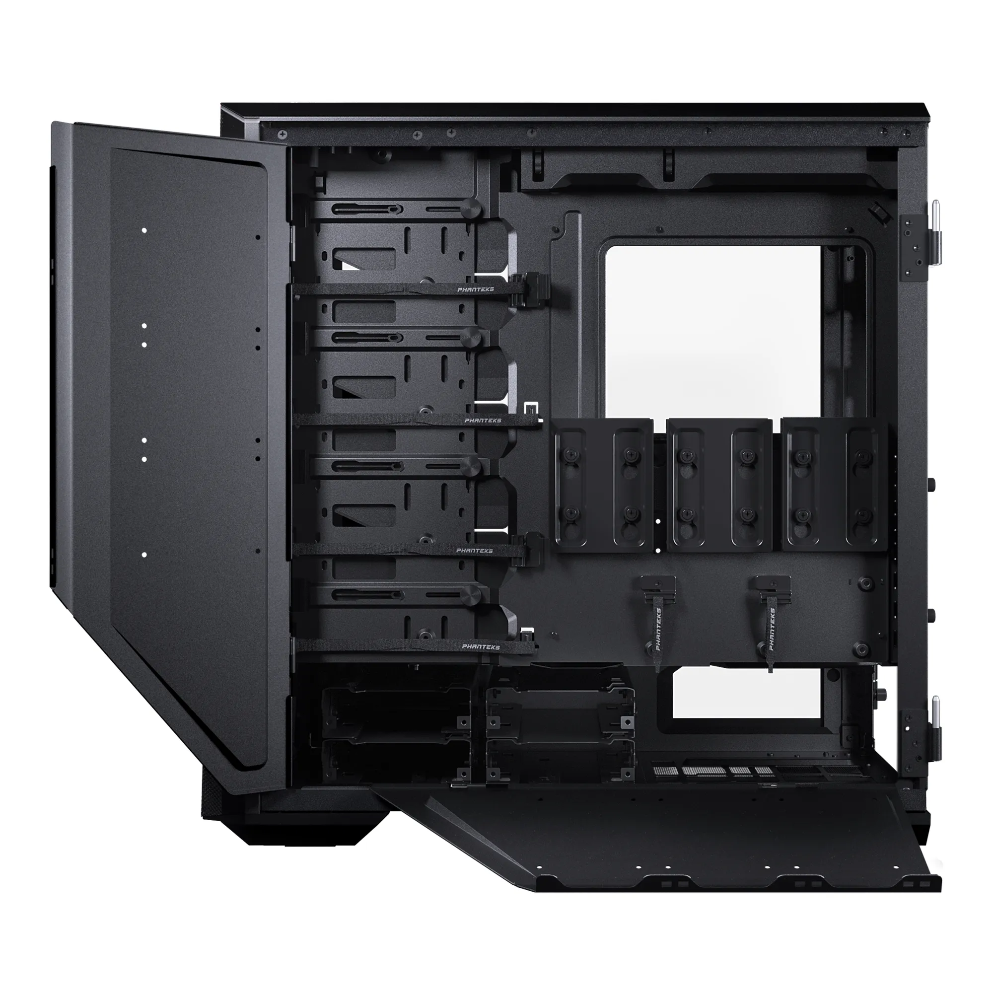 Phanteks ECLIPSE G500A - miditornikotelo, ikkunalla, Musta
