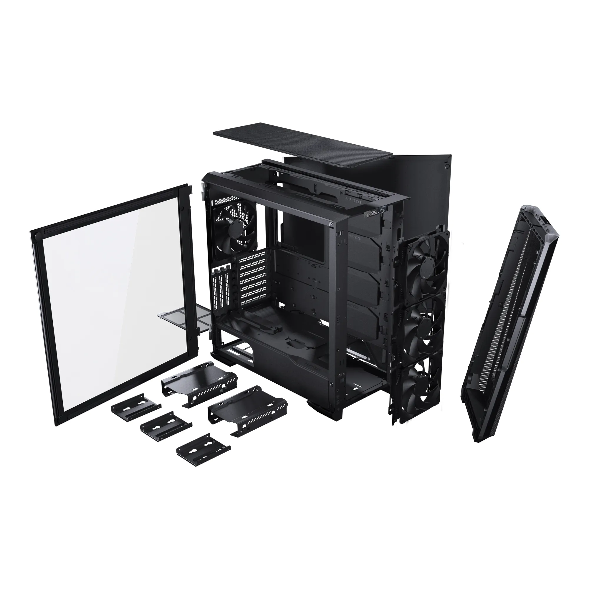 Phanteks ECLIPSE G500A - miditornikotelo, ikkunalla, Musta