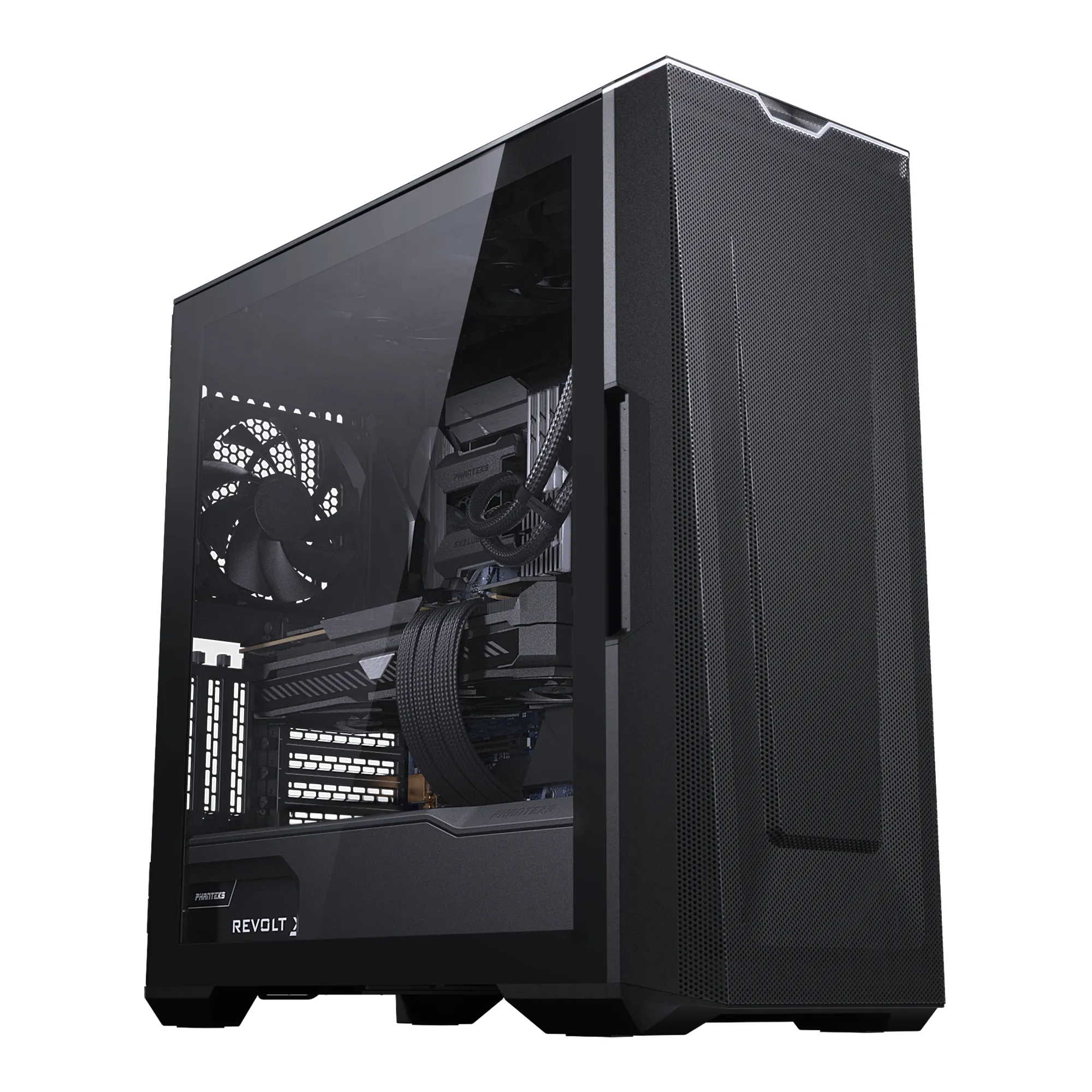 Phanteks ECLIPSE G500A - miditornikotelo, ikkunalla, Musta