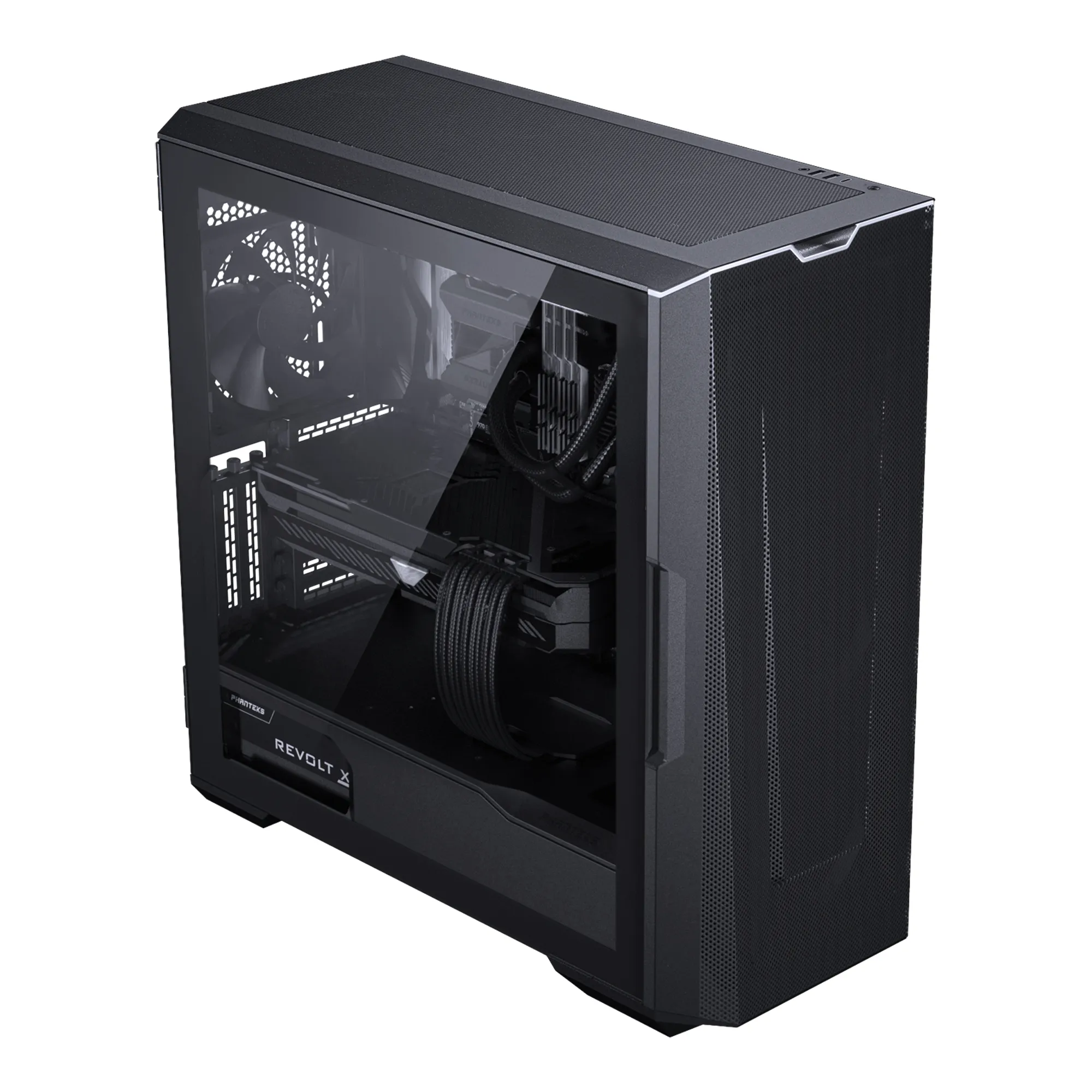 Phanteks ECLIPSE G500A - miditornikotelo, ikkunalla, Musta