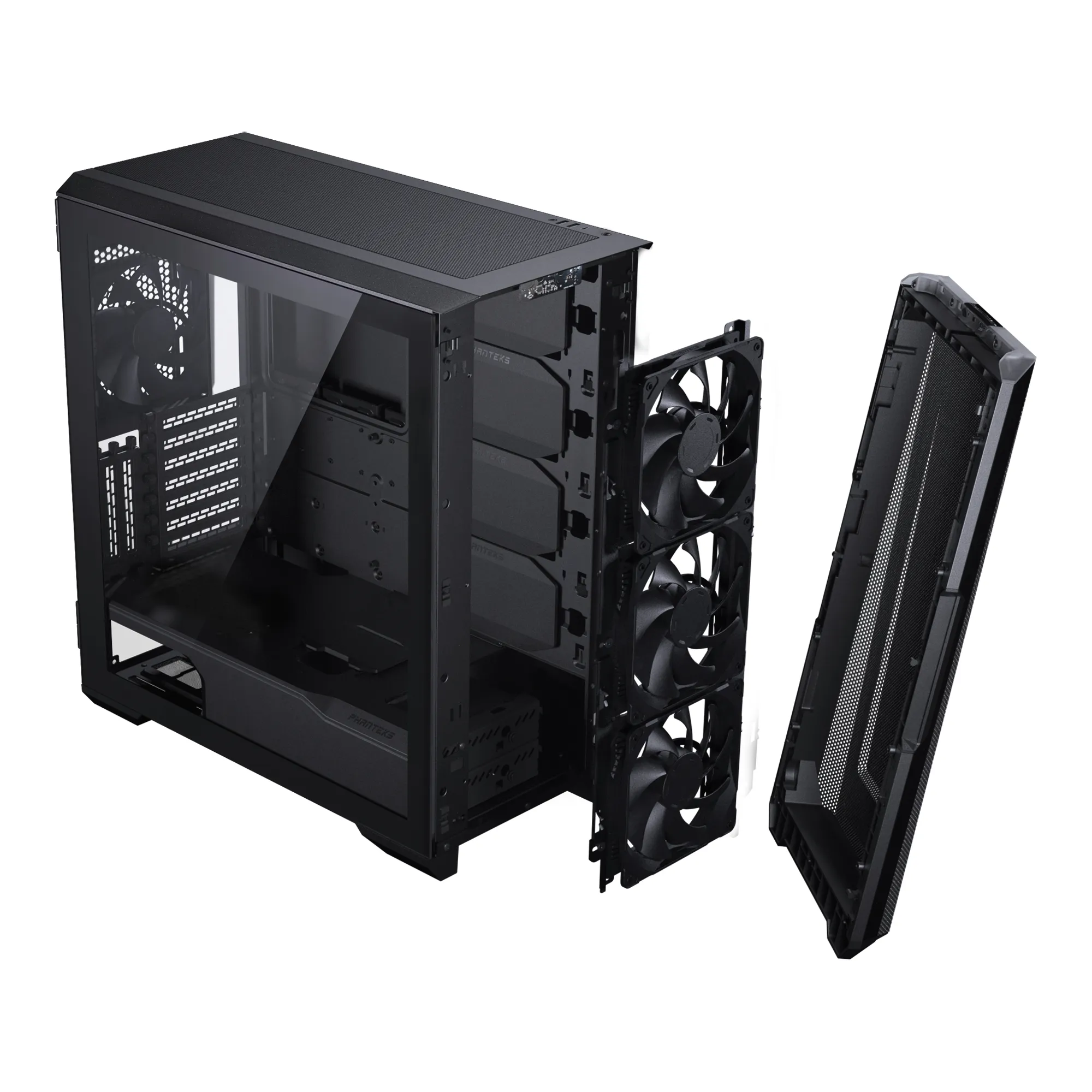 Phanteks ECLIPSE G500A - miditornikotelo, ikkunalla, Musta