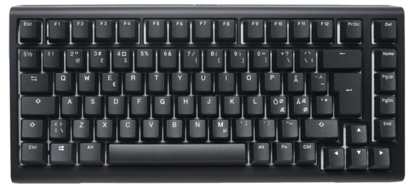 Ducky Tinker 75 RGB Hotswap 75% mekaniskt speltangentbord, Cherry MX Blue, svart