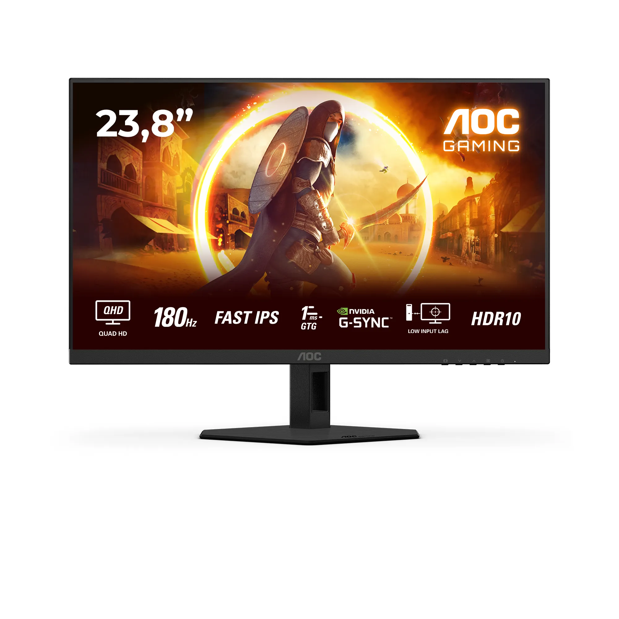 AOC G4 Q24G4RE 24&quot; QHD, Fast IPS - sk&auml;rm