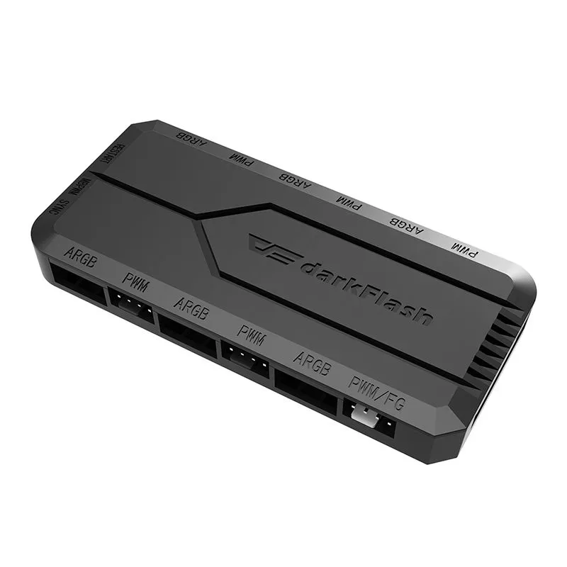 DARKFLASH RC2 PWM ARGB SATA Fan Controller, Grey