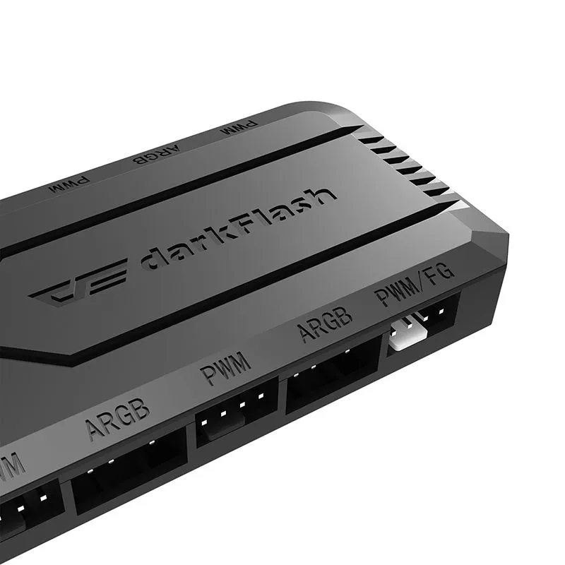 DARKFLASH RC2 PWM ARGB SATA Fan Controller, Grey