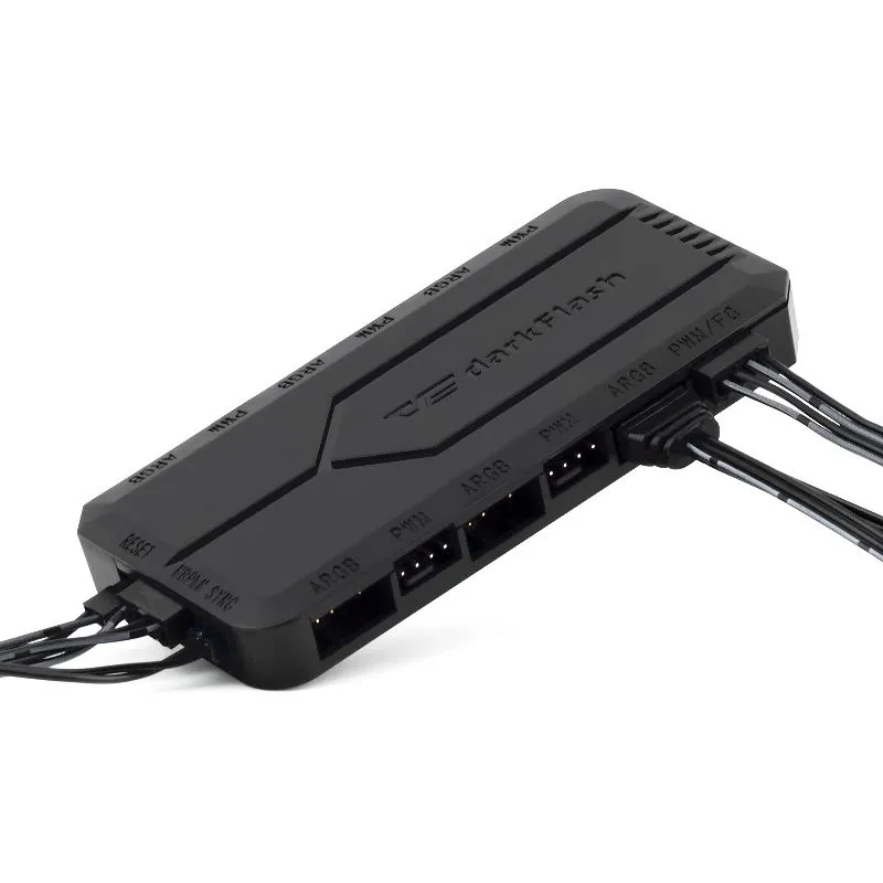 DARKFLASH RC2 PWM ARGB SATA Fan Controller, Grey