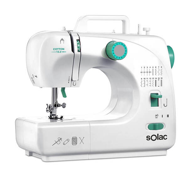 Solac Cotton 16.2 - sewing machine, white