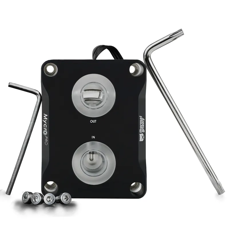 Thermal Grizzly AMD Mycro Direct-Die Pro RGB V1 G1/4" AM5 ARGB direct-die cooler, svart, silver