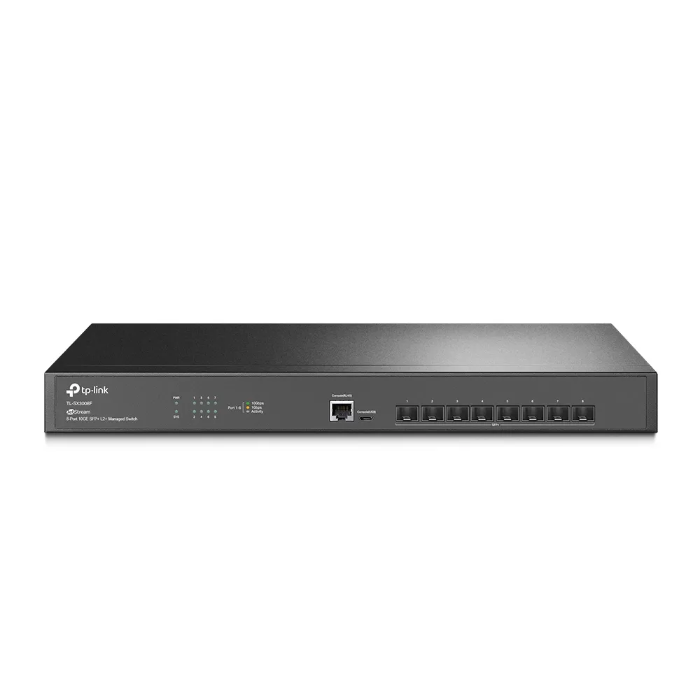 TP-Link JetStream 8-Port 10GE SFP+ L2+ Managed Switch