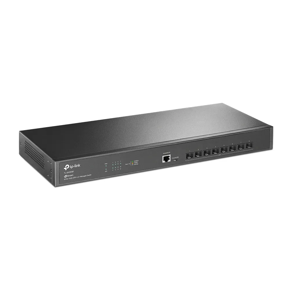 TP-Link JetStream 8-Port 10GE SFP+ L2+ Managed Switch