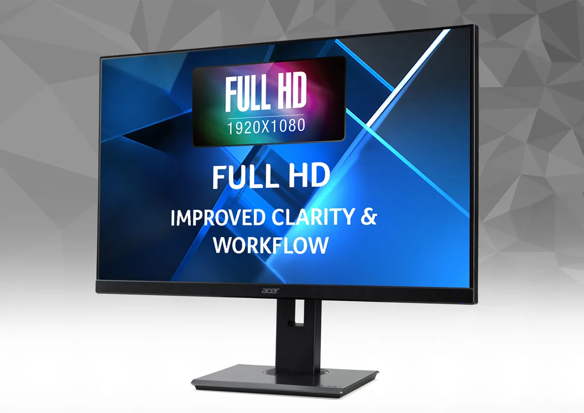 Acer 23.8" B247Y, Full HD, IPS -n&auml;ytt&ouml;