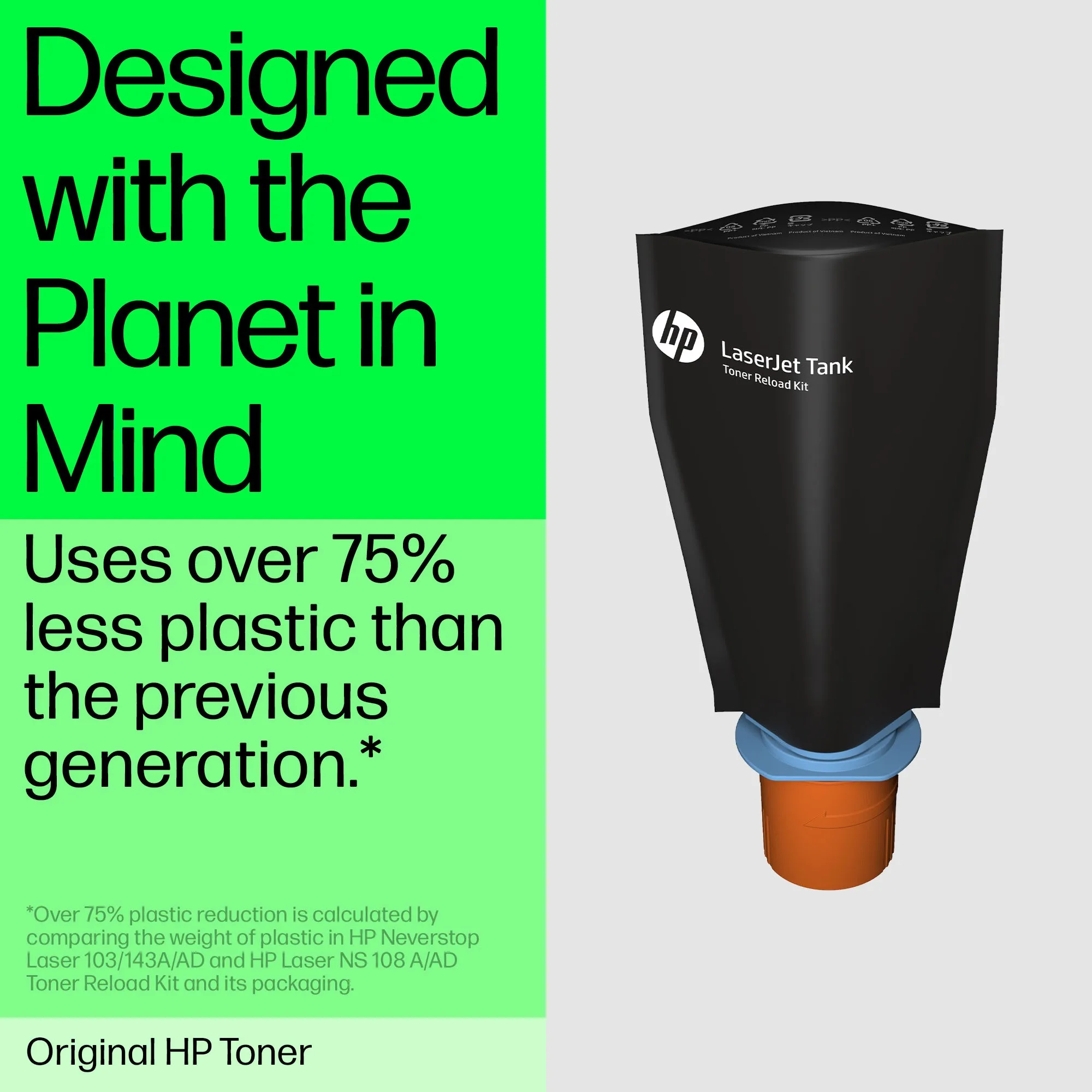 HP 143AD Neverstop Toner Reload Kit 2Pk HP 143AD Neverstop Toner Reload Kit 2Pk