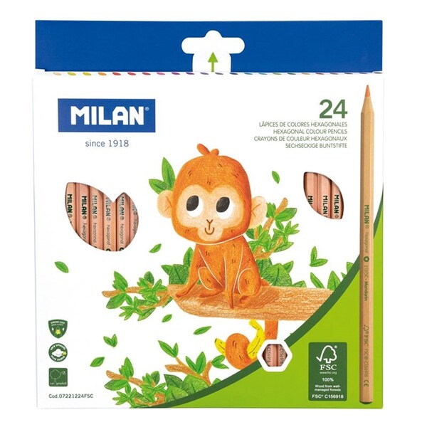 Milan Color pens FSC 24/box