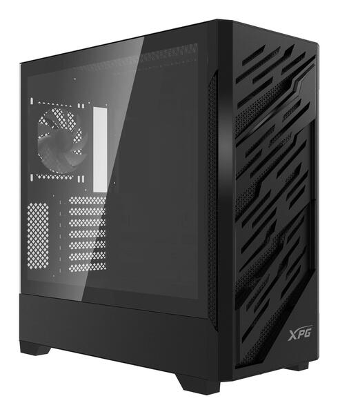 ADATA STARKER AIR BTF Midi-Tower Case with window and RGB lighting, Black