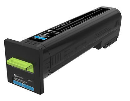 Lexmark 82K2XC0 Extra High Yield lasertoner, cyan