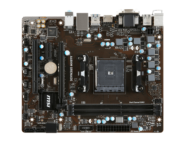 MSI A68HM Grenade, mATX moderkort