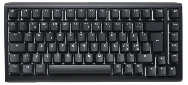 Ducky Tinker 75 RGB Hotswap 75% mekaniskt speltangentbord, Cherry MX Blue, svart