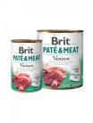 Brit P&acirc;t&eacute; & Meat with Venison, Wet food for dogs, Adult, Grain Free, 800g