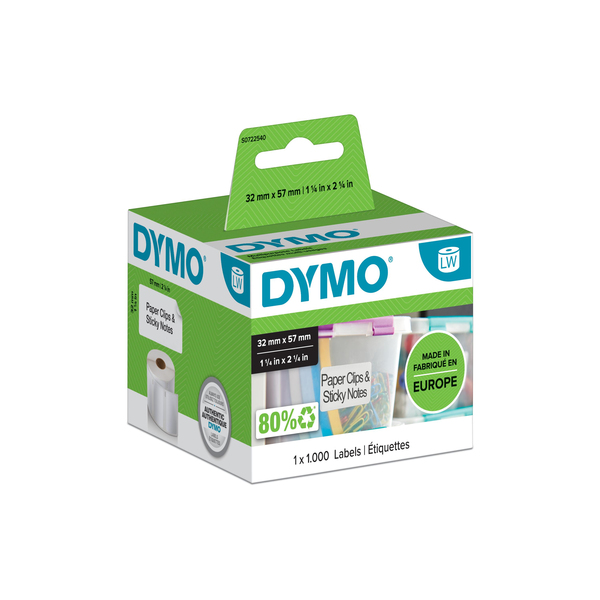 Label Multi 32x57 remov white (1000)