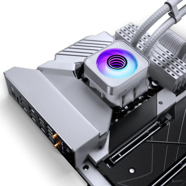 Phanteks Glacier One 360D30 DRGB AIO Liquid CPU Cooler,X2 Cap, White