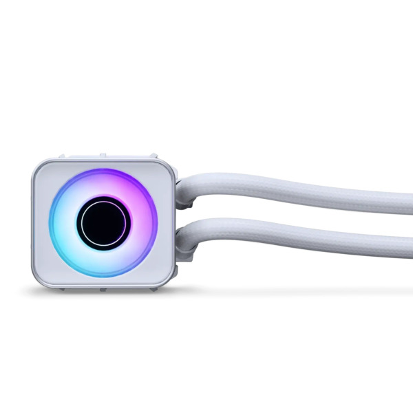 Phanteks Glacier One 360D30 DRGB AIO Liquid CPU Cooler,X2 Cap, White