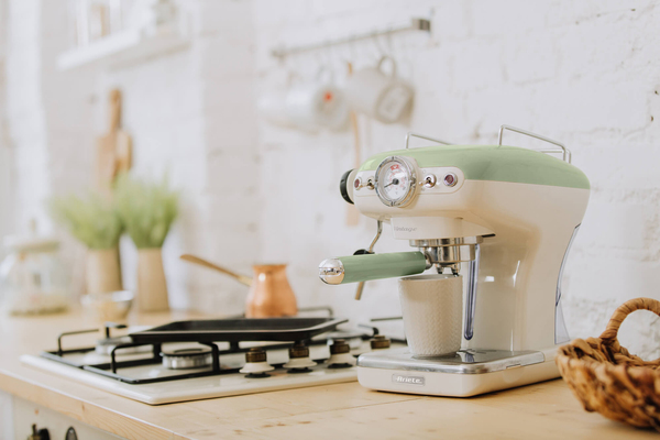 Ariete Vintage -espressokeitin, Vihreä