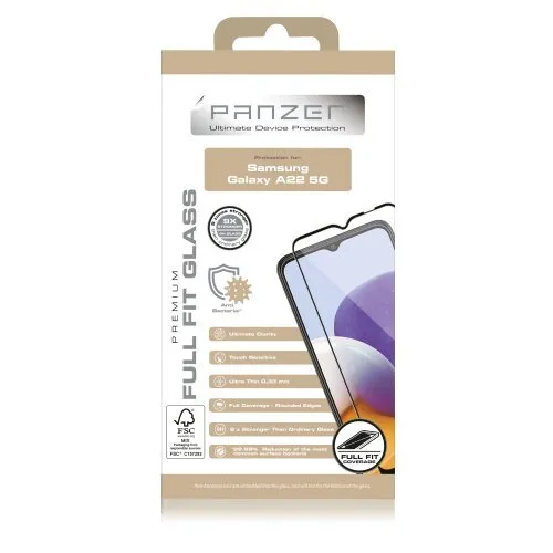 Panzer Full-Fit Glass, Galaxy A22 5G - Screen Glass