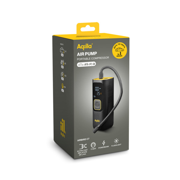 Aqiila Airbird C7 - air pump, portable compressor