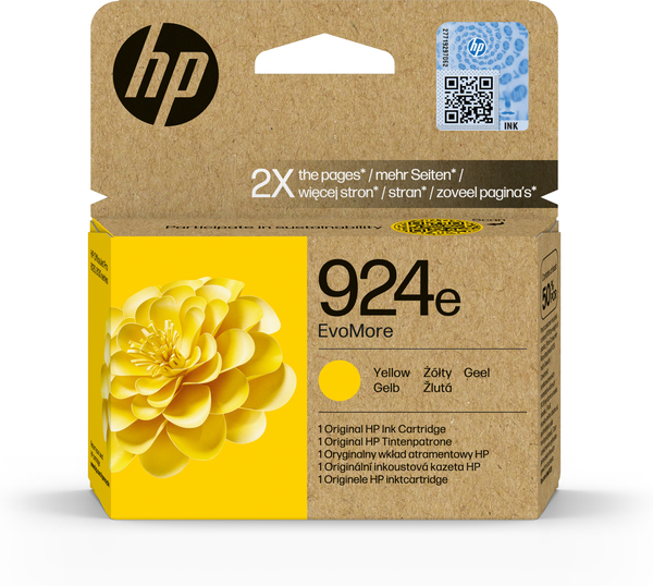 HP/InkHP 924e EvoMore YL Original Ink Ca