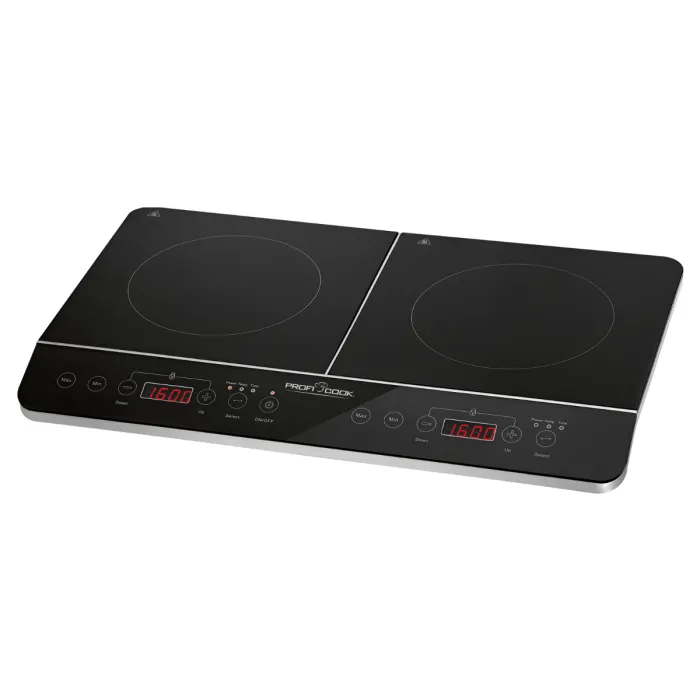 PROFICOOK 501067 2-zons induktionsplatta (svart)