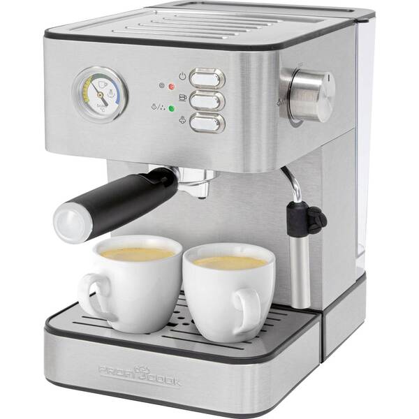 ProfiCook PC-ES 1209 Manual Espresso Machine, Silver