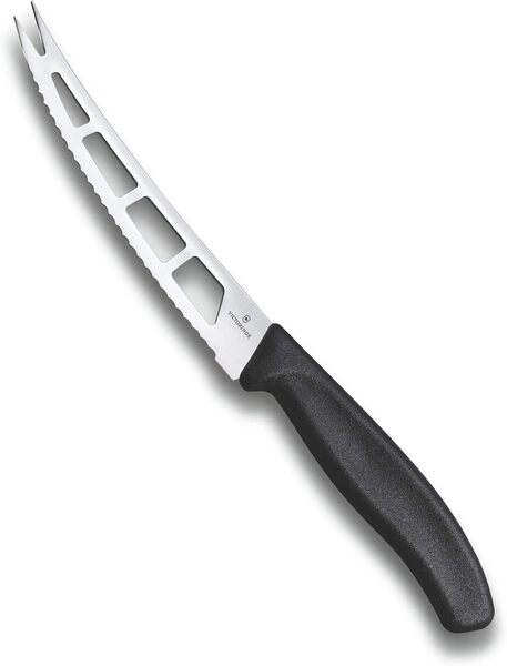 Victorinox Swiss Classic voi- ja tuorejuustoveitsi, 13 cm, musta