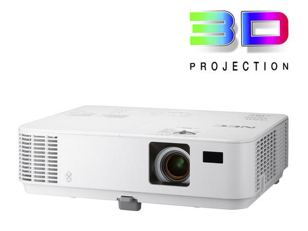 NEC V332X - DLP, 3300 ANSI, 32dB (eco), 2,8kg, 1xVGA, 2xHDMI (1xMHL), LAN