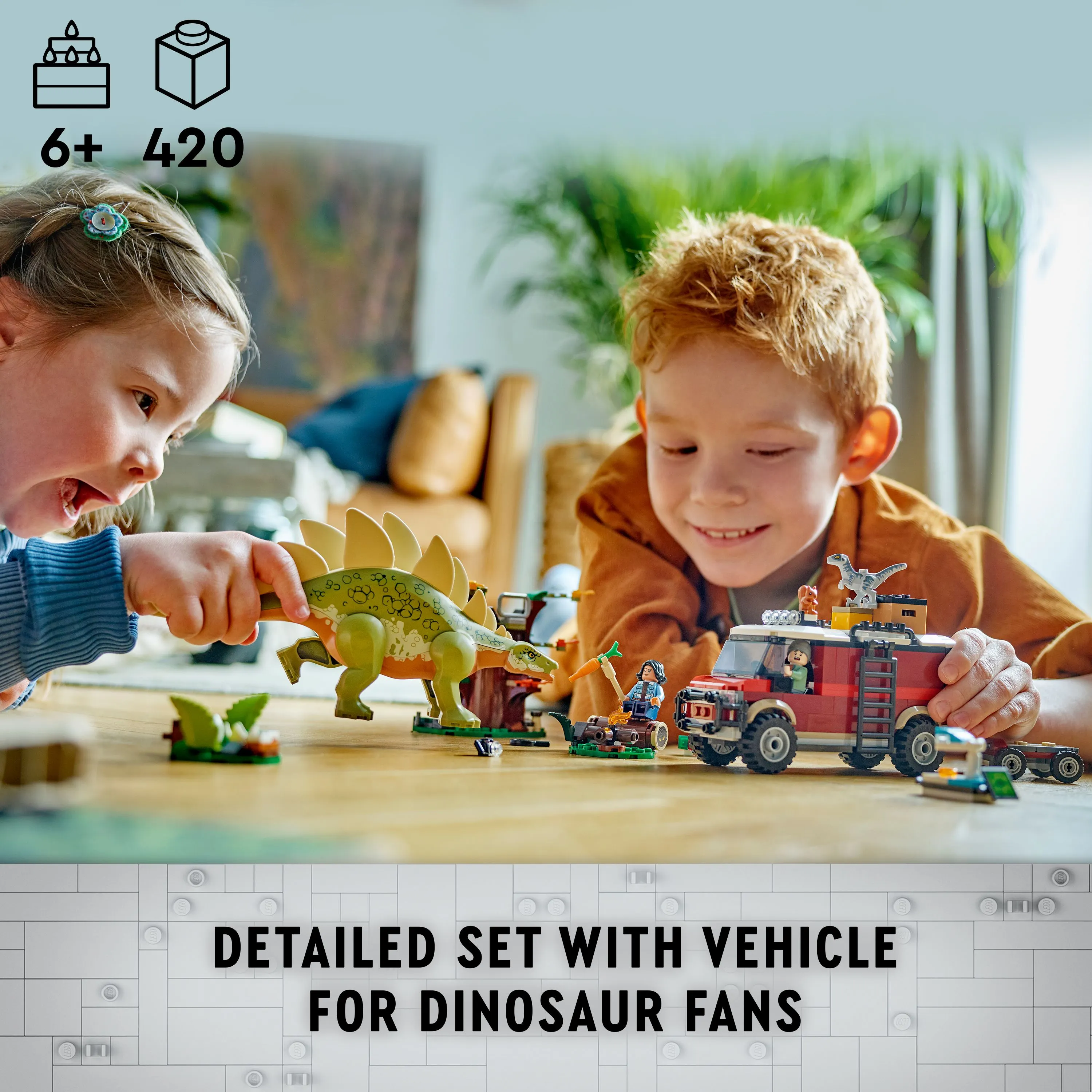 LEGO Jurassic World Dinosaurus-operaatiot Stegosaurus 76965